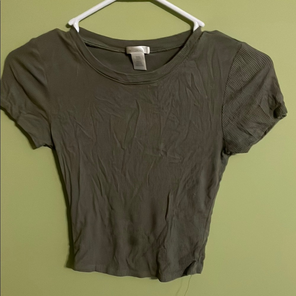 Olive Green Women's Top